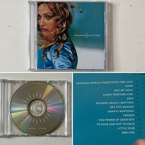 Madonna, Ray Of Light Audio CD, Pre-owned, 1 discs, 1998, Maverick, Grammy Win